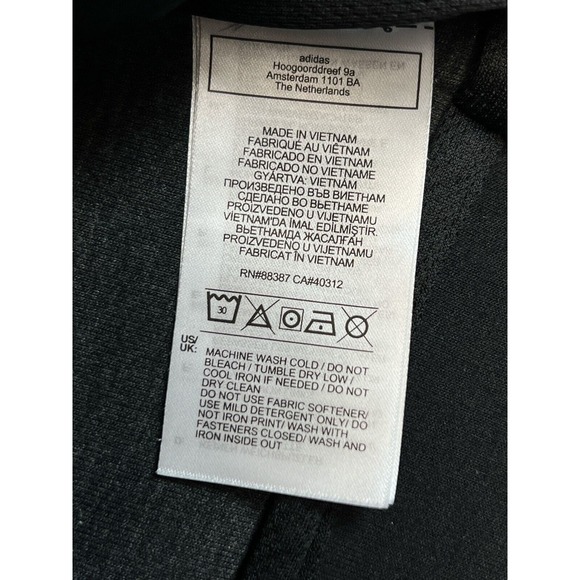 Adidas Z.N.E. Primegreen Full‎ Zip Training Jacket Black XS Women's Coat - Picture 3 of 8